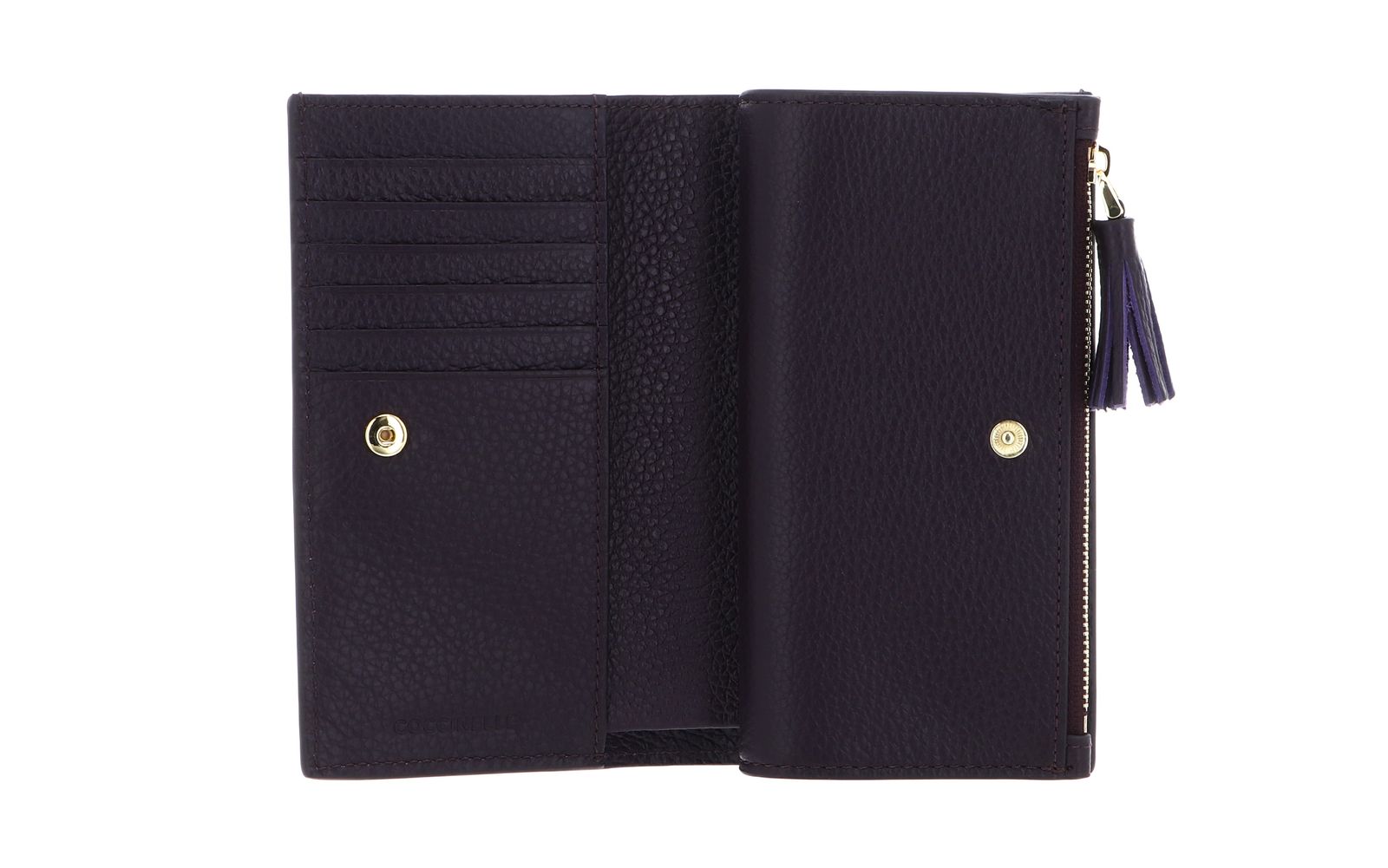 COCCINELLE Tassel Wallet Prune COCCINELLE Tassel Wallet Prune