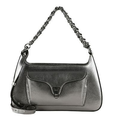 COCCINELLE Beat Generatio Shoulder Bag Steel