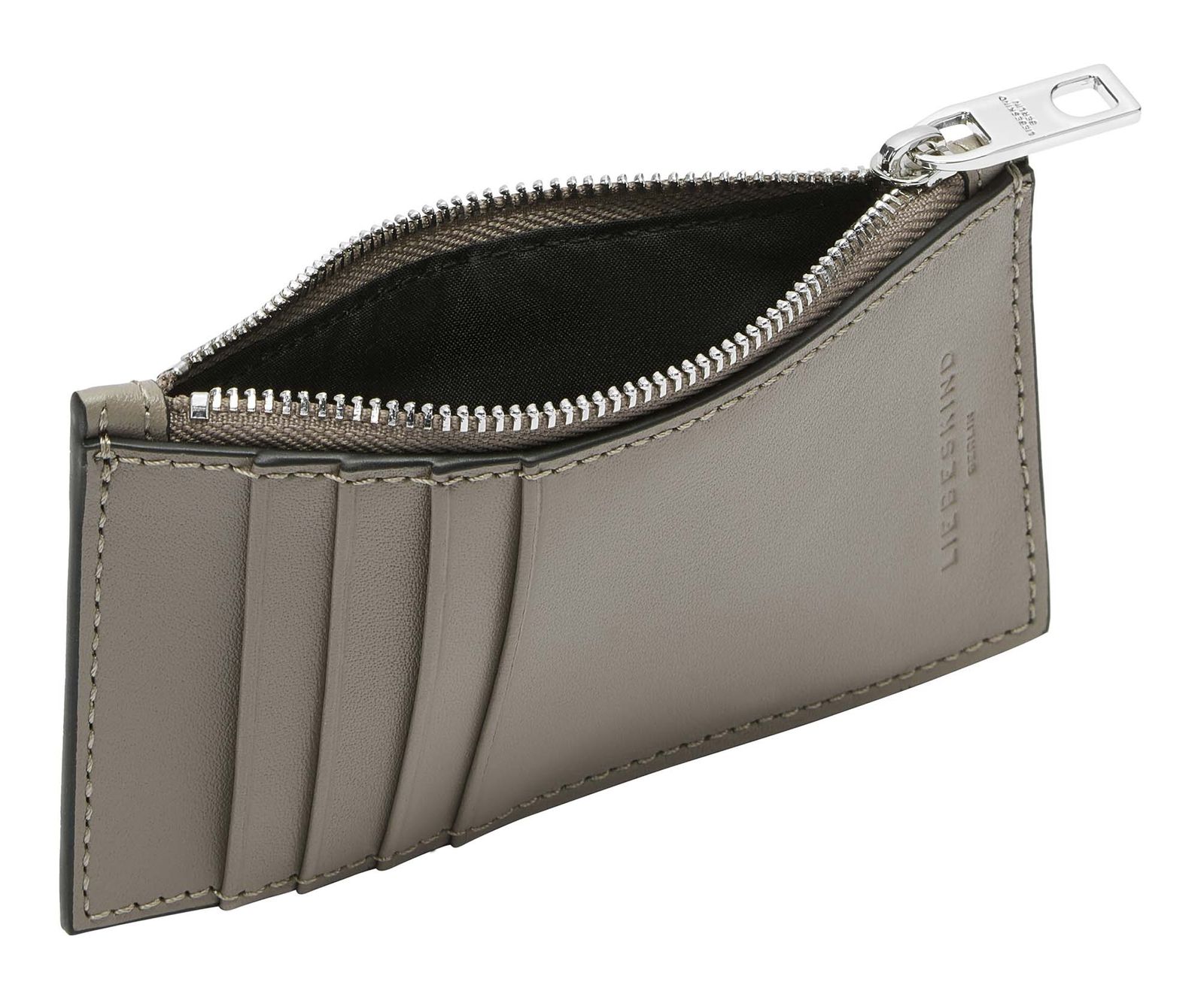 LIEBESKIND BERLIN Soft Nappa Lou Cardholder XS Neutral Gray LIEBESKIND BERLIN Soft Nappa Lou Cardholder XS Neutral Gray