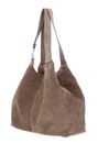COCCINELLE C-Easy Handbag Suede Warm Taupe