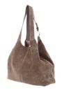 COCCINELLE C-Easy Handbag Suede Warm Taupe