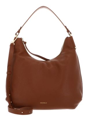 COCCINELLE Rebekka Handbag Grained Leather Cognac