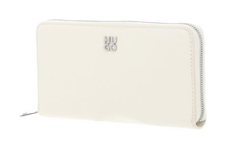 HUGO Chris 2.0 Zip Around Wallet Open White