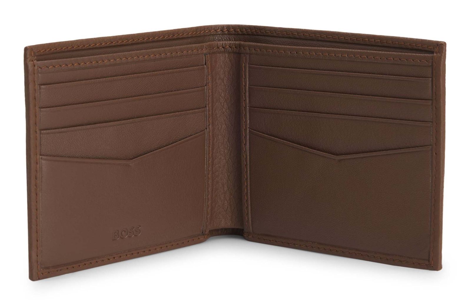BOSS New Crosstown 8 CC Card Case Medium Brown BOSS New Crosstown 8 CC Card Case Medium Brown