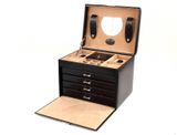 WINDROSE Merino Moda Jewelry Box Black WINDROSE Merino Moda Jewelry Box Black