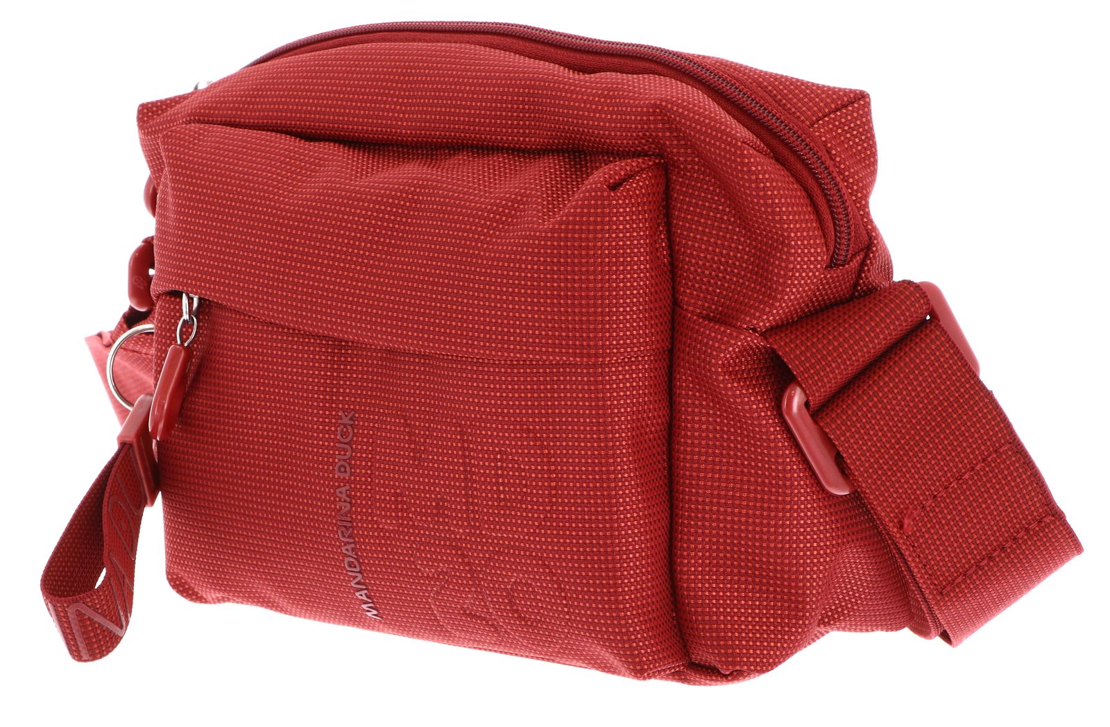 MANDARINA DUCK MD20 Small Zip Crossover Cherry Tomato MANDARINA DUCK MD20 Small Zip Crossover Cherry Tomato