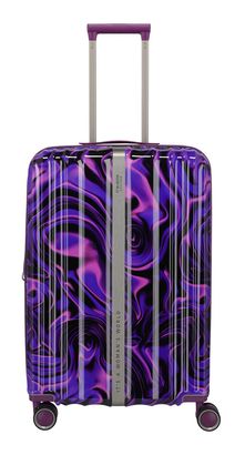 travelite Lascana Edition 4W Trolley M Purple Swirl