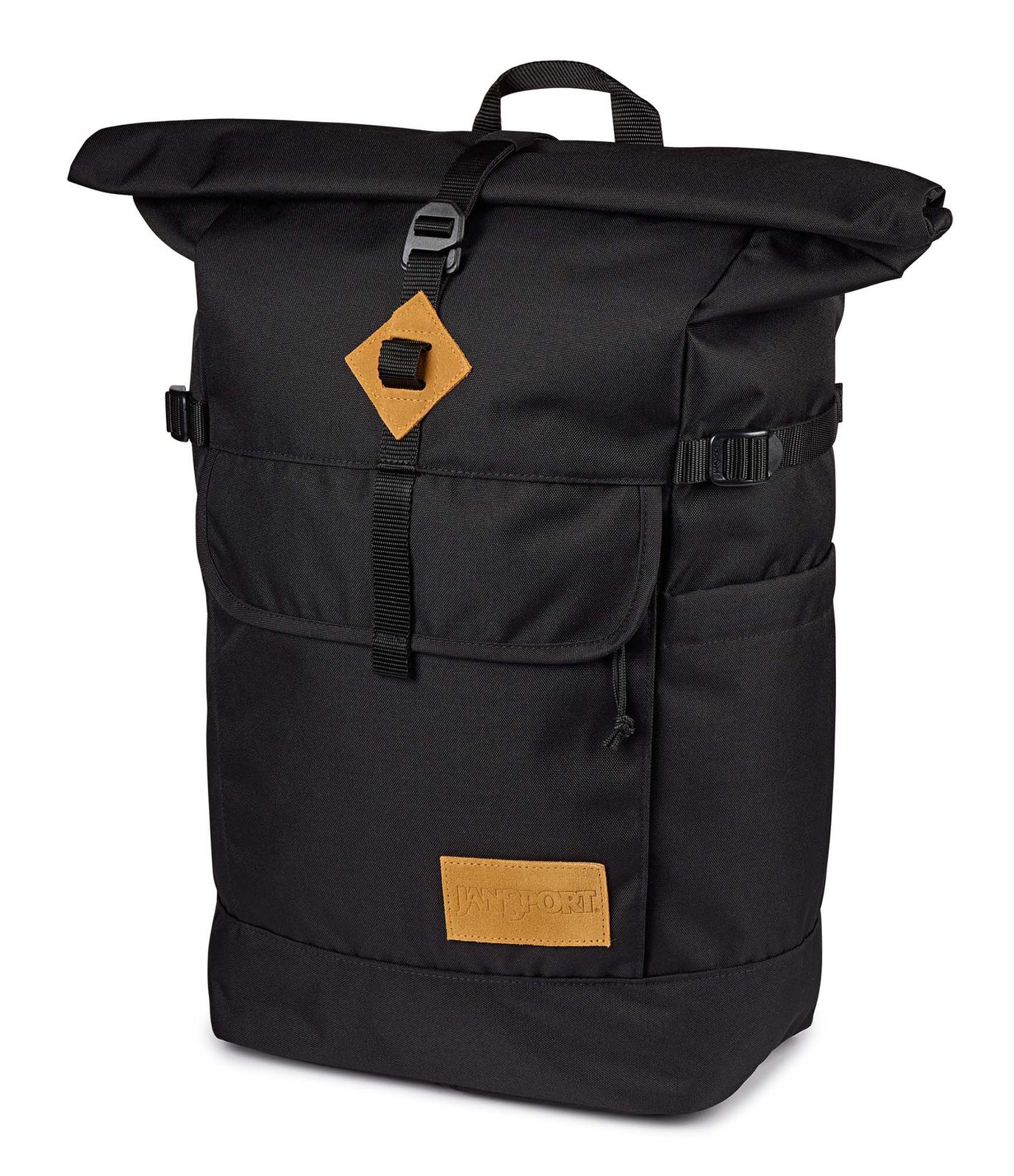 JanSport Hatchet Rolltop Backpack 15" Black JanSport Hatchet Rolltop Backpack 15" Black