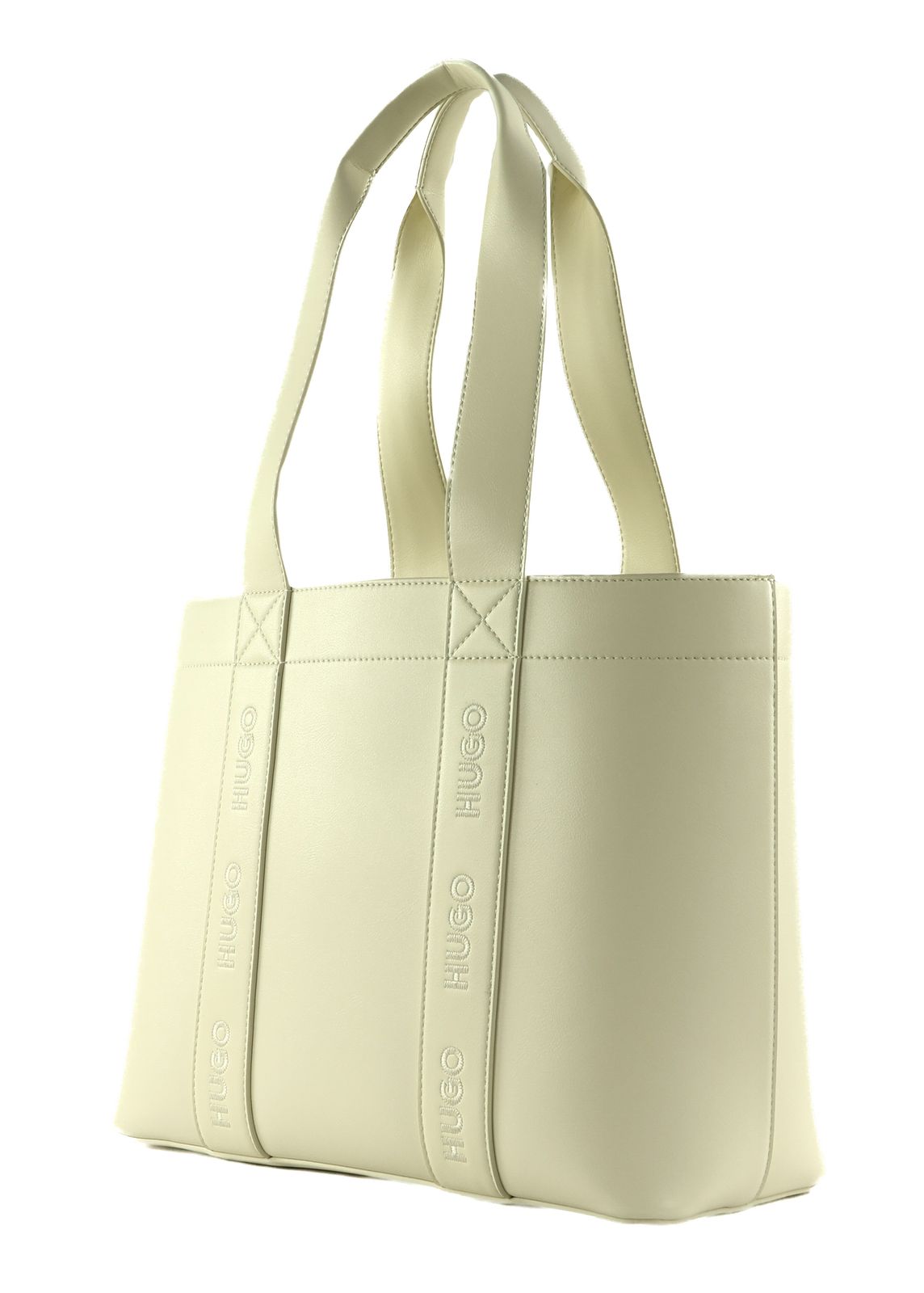 HUGO Becky UP Tote Bag S / M Open White HUGO Becky UP Tote Bag S / M Open White