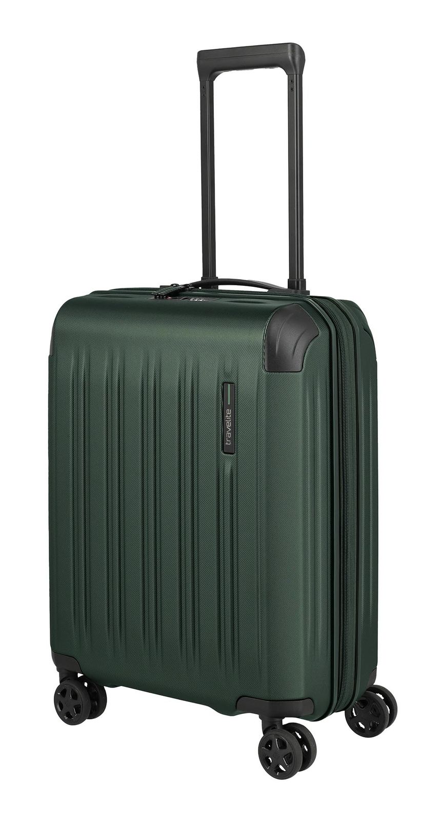 travelite Dynamiic 4W Trolley S+ Green travelite Dynamiic 4W Trolley S+ Green