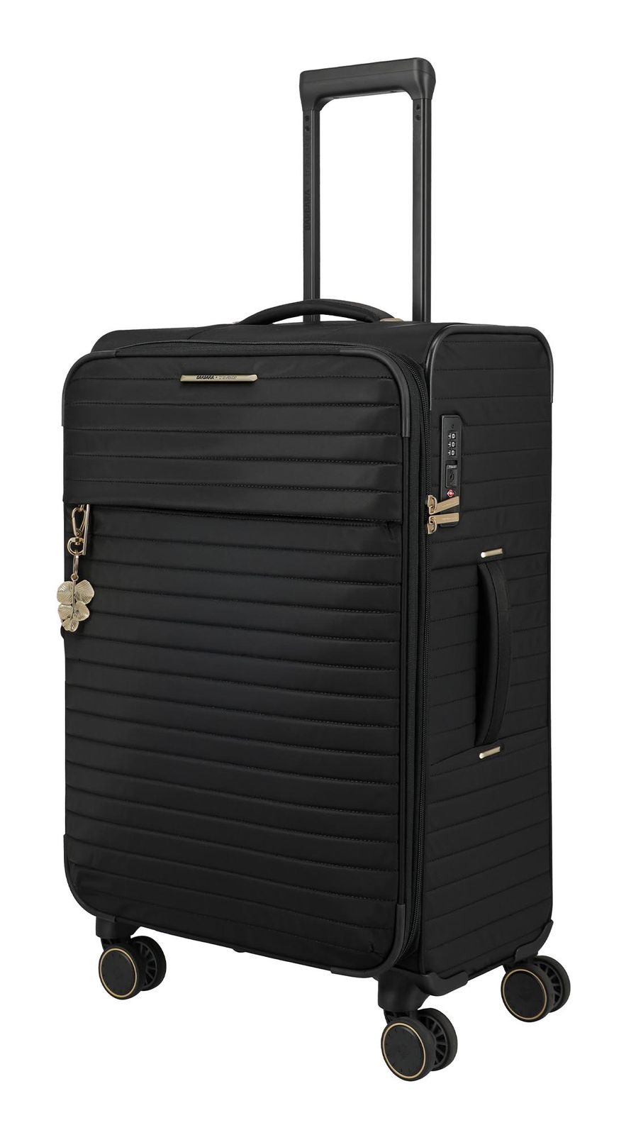 travelite Barbara Stepp 4W Trolley M Black travelite Barbara Stepp 4W Trolley M Black