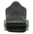 COCCINELLE C-Me Grained Leather Handbag Steel COCCINELLE C-Me Grained Leather Handbag Steel