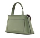 COCCINELLE Nikla Handbag Double Grainy Leather Greenery / Rosette