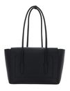 COCCINELLE Double Beat Grained Leather Handbag Noir