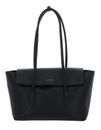 COCCINELLE Double Beat Grained Leather Handbag Noir