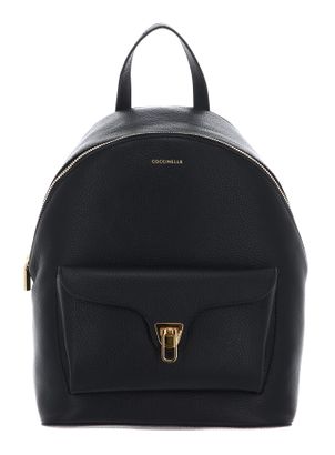 COCCINELLE Beat Generatio Backpack Grained Leather Noir