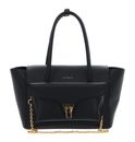 COCCINELLE Double Beat Grained Leather Handbag Noir COCCINELLE Double Beat Grained Leather Handbag Noir