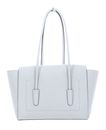 COCCINELLE Double Beat Grained Leather Handbag Snow