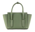 COCCINELLE Double Beat Grained Leather Handbag Greenery COCCINELLE Double Beat Grained Leather Handbag Greenery