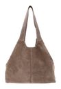 COCCINELLE C-Easy Suede Handbag Warm Taupe COCCINELLE C-Easy Suede Handbag Warm Taupe