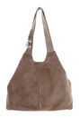 COCCINELLE C-Easy Suede Handbag Warm Taupe COCCINELLE C-Easy Suede Handbag Warm Taupe