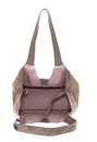 COCCINELLE C-Easy Suede Handbag Warm Taupe COCCINELLE C-Easy Suede Handbag Warm Taupe