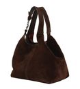 COCCINELLE C-Easy Handbag Suede Brunette / Brunet COCCINELLE C-Easy Handbag Suede Brunette / Brunet