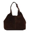 COCCINELLE C-Easy Handbag Suede Brunette / Brunet COCCINELLE C-Easy Handbag Suede Brunette / Brunet