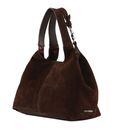 COCCINELLE C-Easy Handbag Suede Brunette / Brunet COCCINELLE C-Easy Handbag Suede Brunette / Brunet