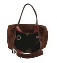 COCCINELLE C-Easy Handbag Suede Brunette / Brunet COCCINELLE C-Easy Handbag Suede Brunette / Brunet