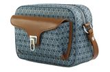 COCCINELLE Beat Beat Denim Handbag Blue Denim / Cognac COCCINELLE Beat Beat Denim Handbag Blue Denim / Cognac