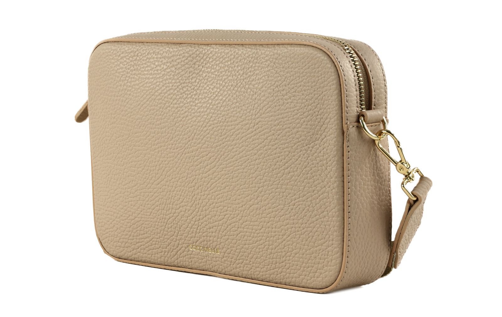 COCCINELLE Tebe Mini Bag Grained Leather Rosette COCCINELLE Tebe Mini Bag Grained Leather Rosette