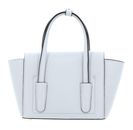 COCCINELLE Double Beat Grained Leather Handbag Snow COCCINELLE Double Beat Grained Leather Handbag Snow