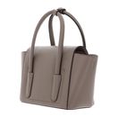 COCCINELLE Double Beat Grained Leather Handbag Warm Taupe COCCINELLE Double Beat Grained Leather Handbag Warm Taupe