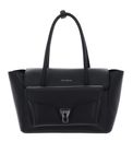COCCINELLE Double Beat Grained Leather Handbag Noir