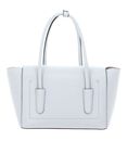 COCCINELLE Double Beat Grained Leather Handbag Snow COCCINELLE Double Beat Grained Leather Handbag Snow