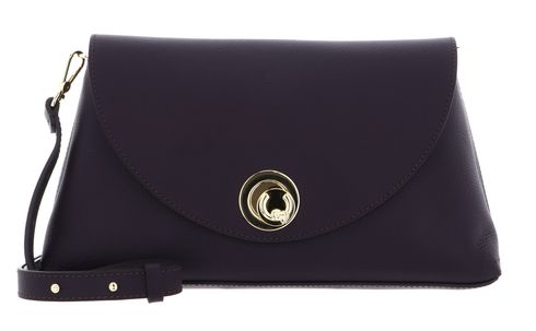 COCCINELLE Nikla Handbag Double Grainy Leather Prune / Ribes