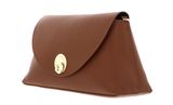 COCCINELLE Nikla Handbag Double Grainy Leather Cognac / Noir COCCINELLE Nikla Handbag Double Grainy Leather Cognac / Noir