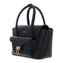 COCCINELLE Double Beat Grained Leather Handbag Noir COCCINELLE Double Beat Grained Leather Handbag Noir