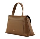 COCCINELLE Nikla Handbag Double Grainy Leather Cognac / Noir COCCINELLE Nikla Handbag Double Grainy Leather Cognac / Noir