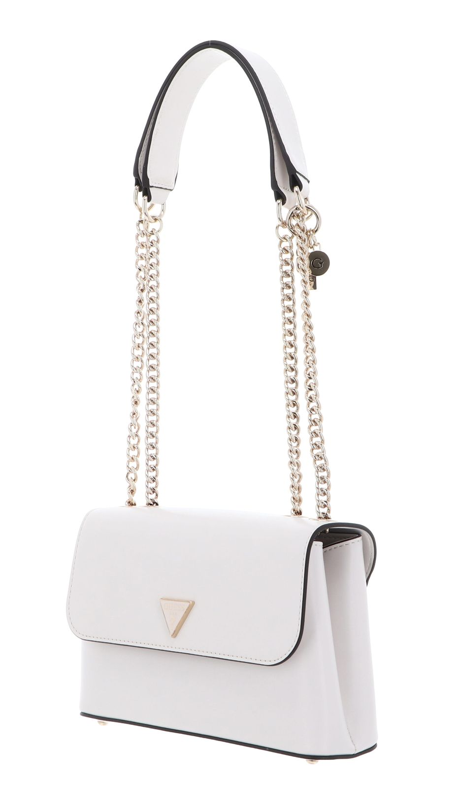 GUESS Daryna II Convertible Xbody Flap Bag Cream White GUESS Daryna II Convertible Xbody Flap Bag Cream White