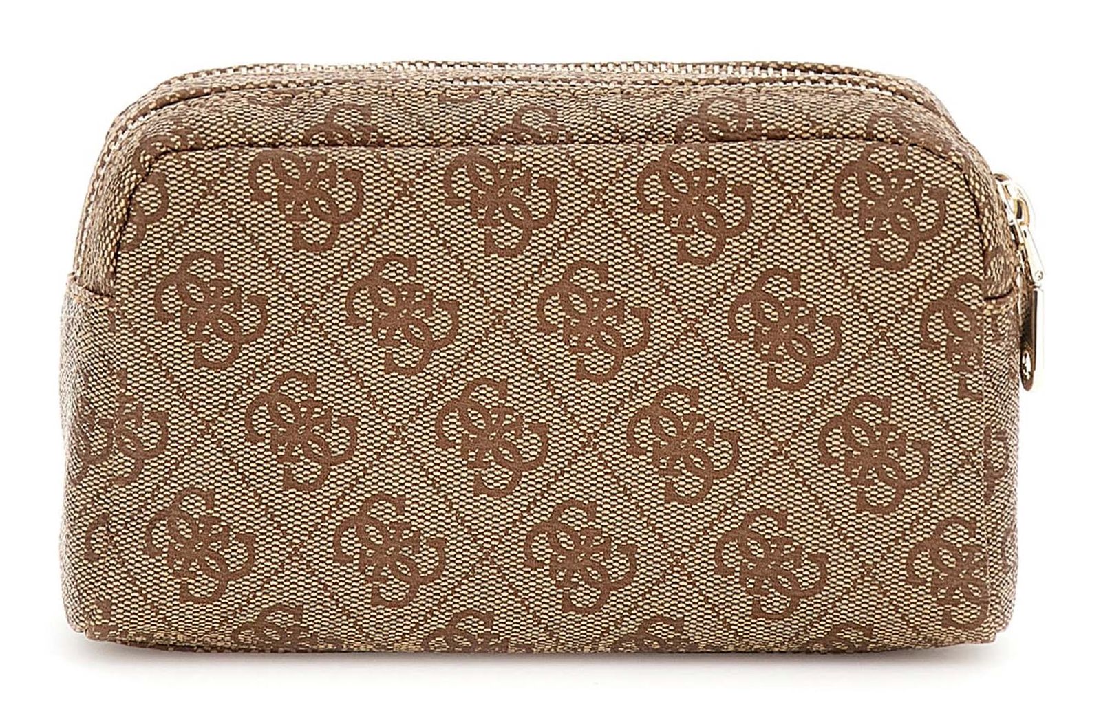 GUESS Zamira Double Zip Latte Logo GUESS Zamira Double Zip Latte Logo