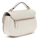 GUESS Aldina Top Handle Flap Crossbody Bag Cream White GUESS Aldina Top Handle Flap Crossbody Bag Cream White