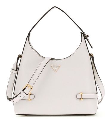 GUESS Rosalba Hobo Crossbody Bag S Cream White