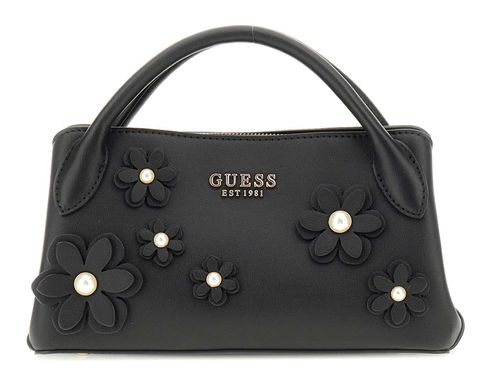 GUESS Zaria Small Girlfriend Satchel Bag Black
