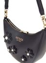 GUESS Zaria Mini Top Zipper Shoulder Bag Black GUESS Zaria Mini Top Zipper Shoulder Bag Black