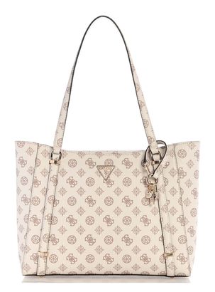 GUESS Daryna II Elite Tote Cream Logo
