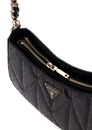 GUESS Aldina Top Zip Shoulder Bag Black GUESS Aldina Top Zip Shoulder Bag Black