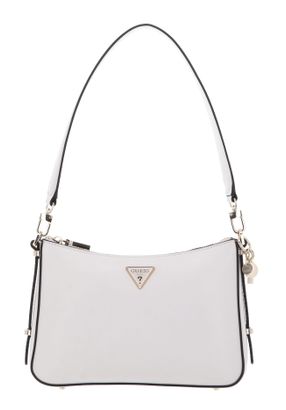 GUESS Daryna II Top Zip Shoulder Bag Cream White