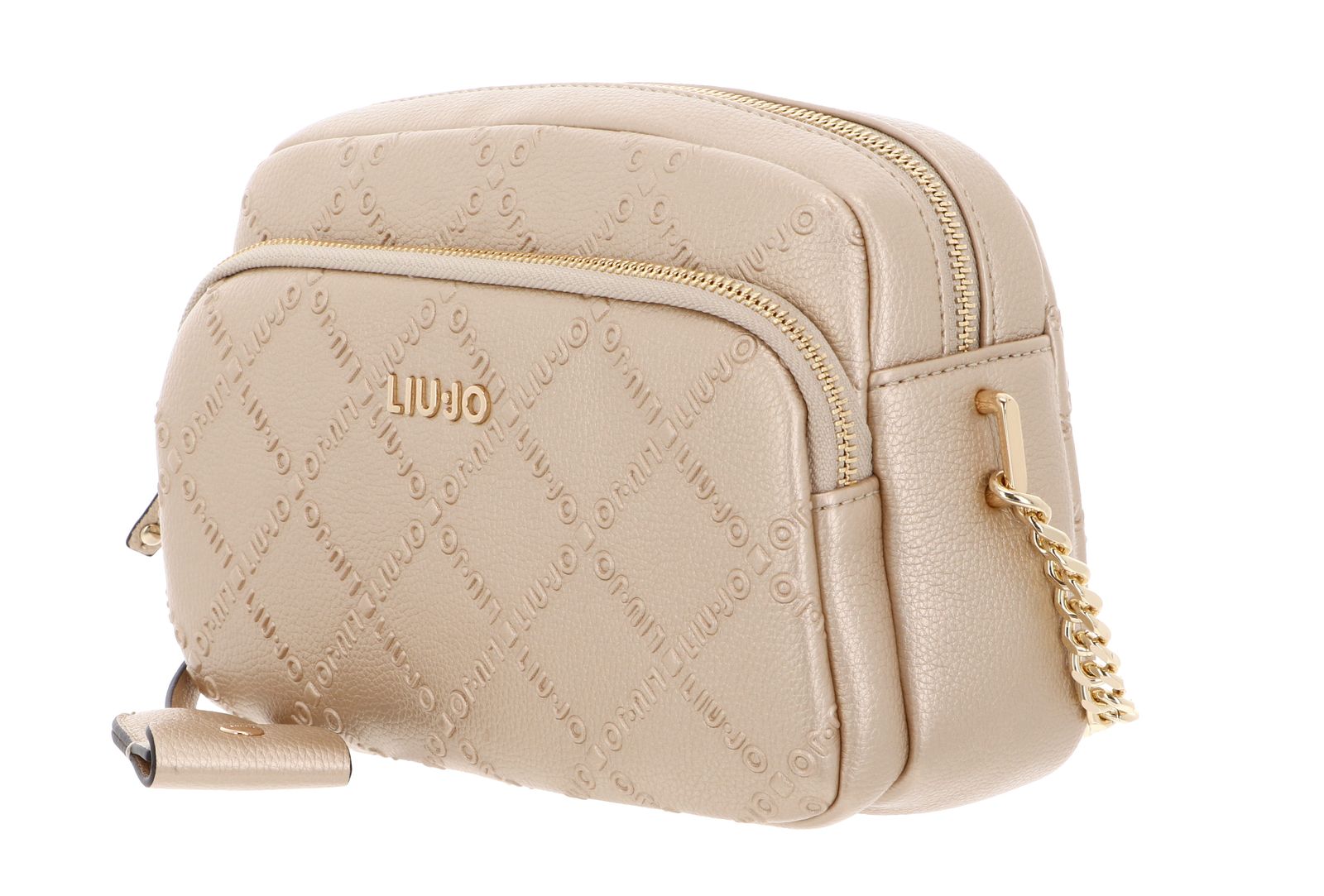 LIU JO Adonide Camera Case Bag M Light Gold LIU JO Adonide Camera Case Bag M Light Gold